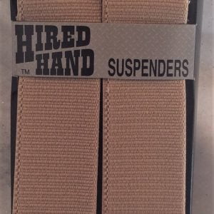 Hired Hand Suspenders Tan