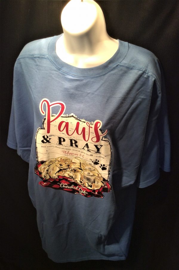 Cherished Girl Paws & Pray T-Shirt