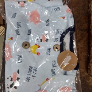 Mudpie Baby Farm Print Gown